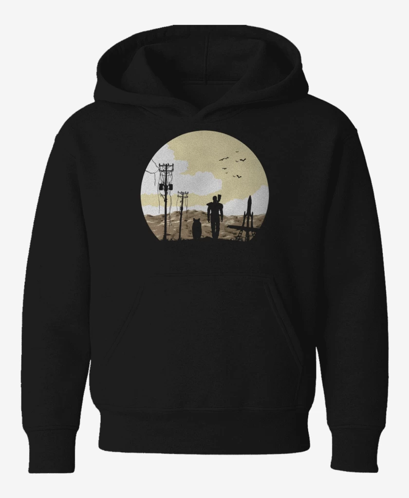 Poleron de niño Negro de Wasteland