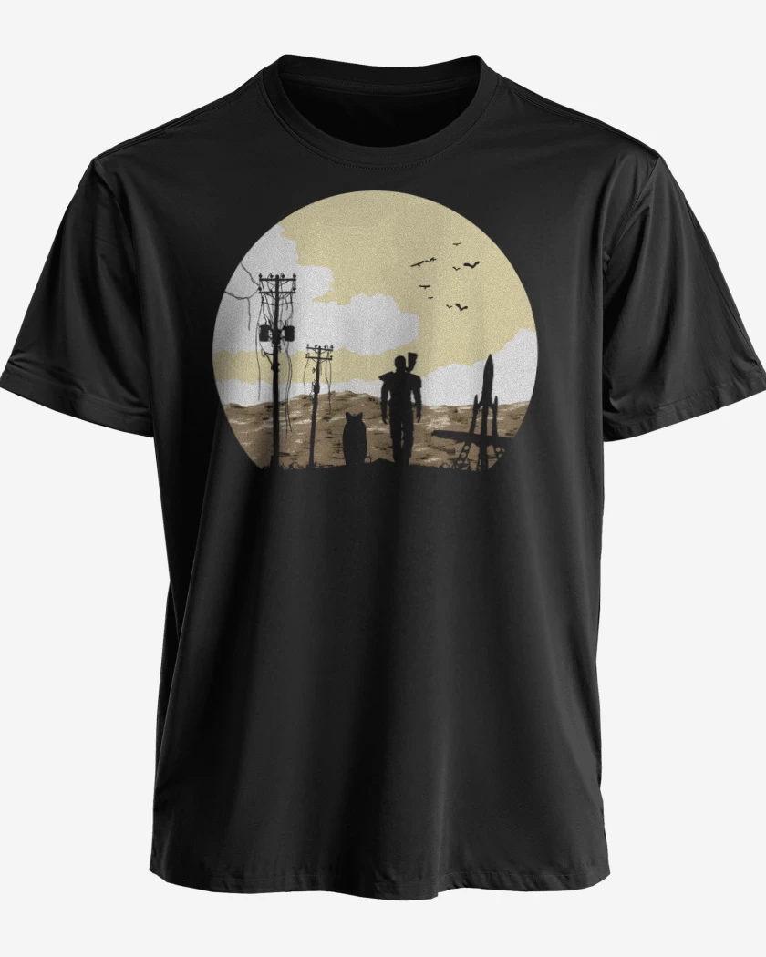 Polera premium Negro de Wasteland