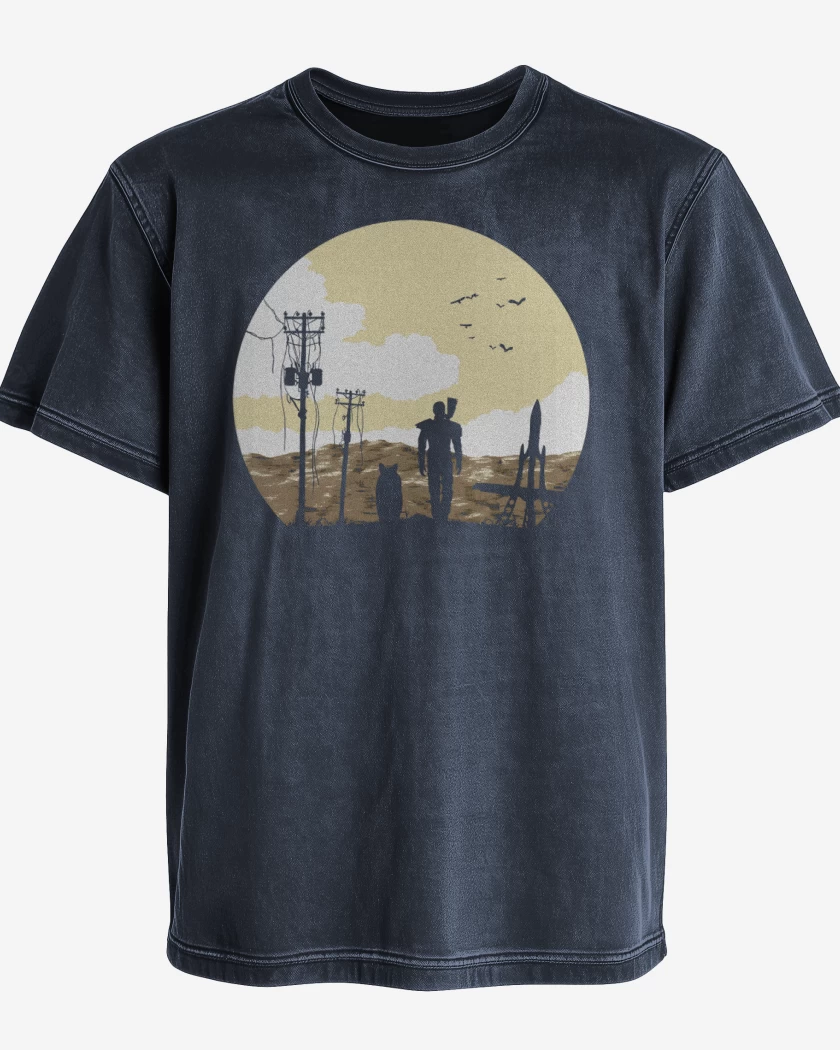 Polera desgastada Wasteland