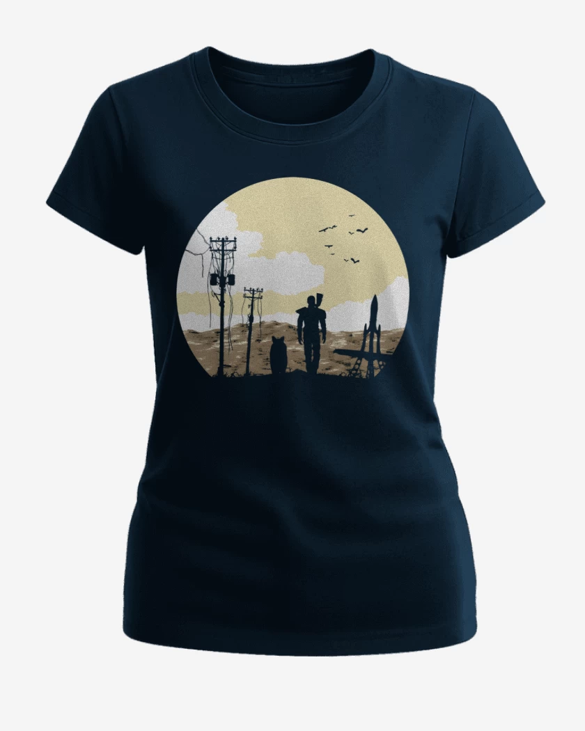 Polera de Mujer Azul Marino de Wasteland