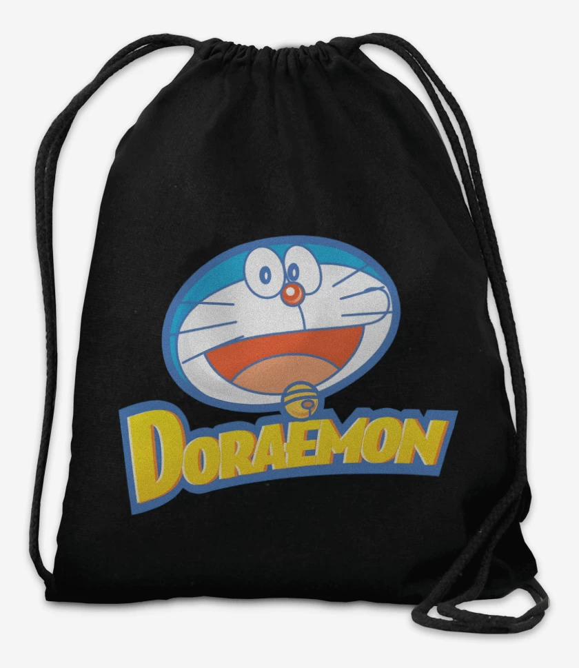 Mochila Negro de Doreamon El Gato Cósmico
