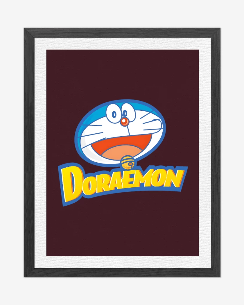 Cuadro decorativo Burdeo de Doreamon El Gato Cósmico