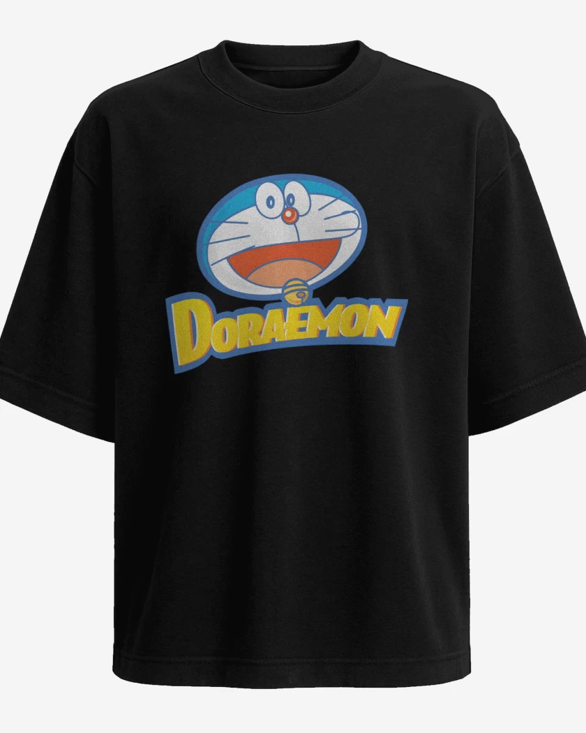 Polera Oversize Doreamon El Gato Cósmico