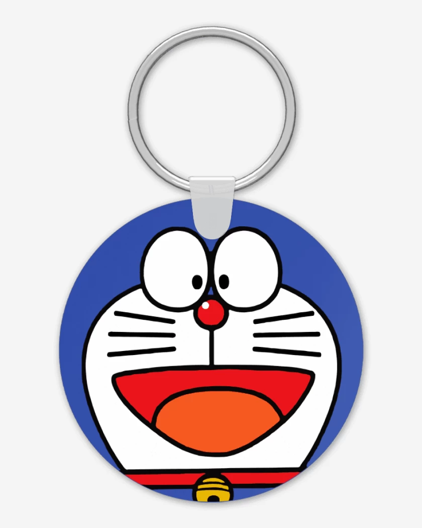 Llavero Azul Rey de Doraemon Face