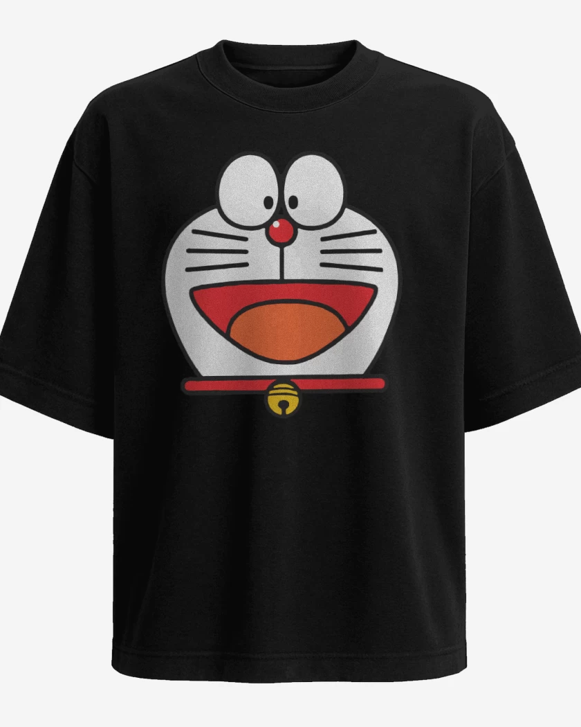 Polera Oversize Doraemon Face