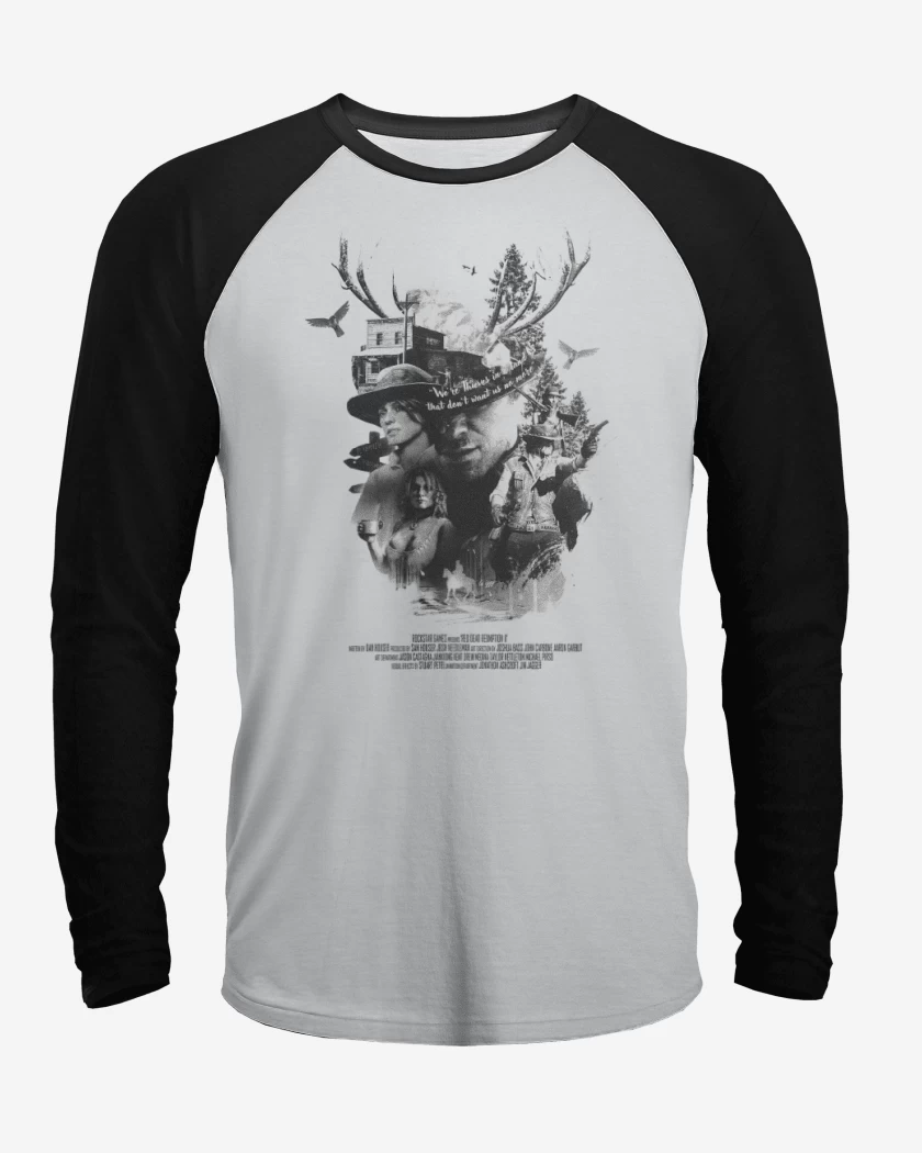 Polera Raglan Historias del Viejo Oeste