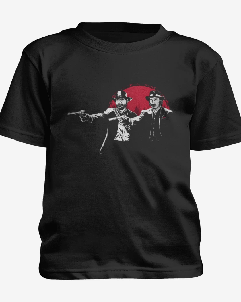 Polera de niño Negro de Red Dead Fiction