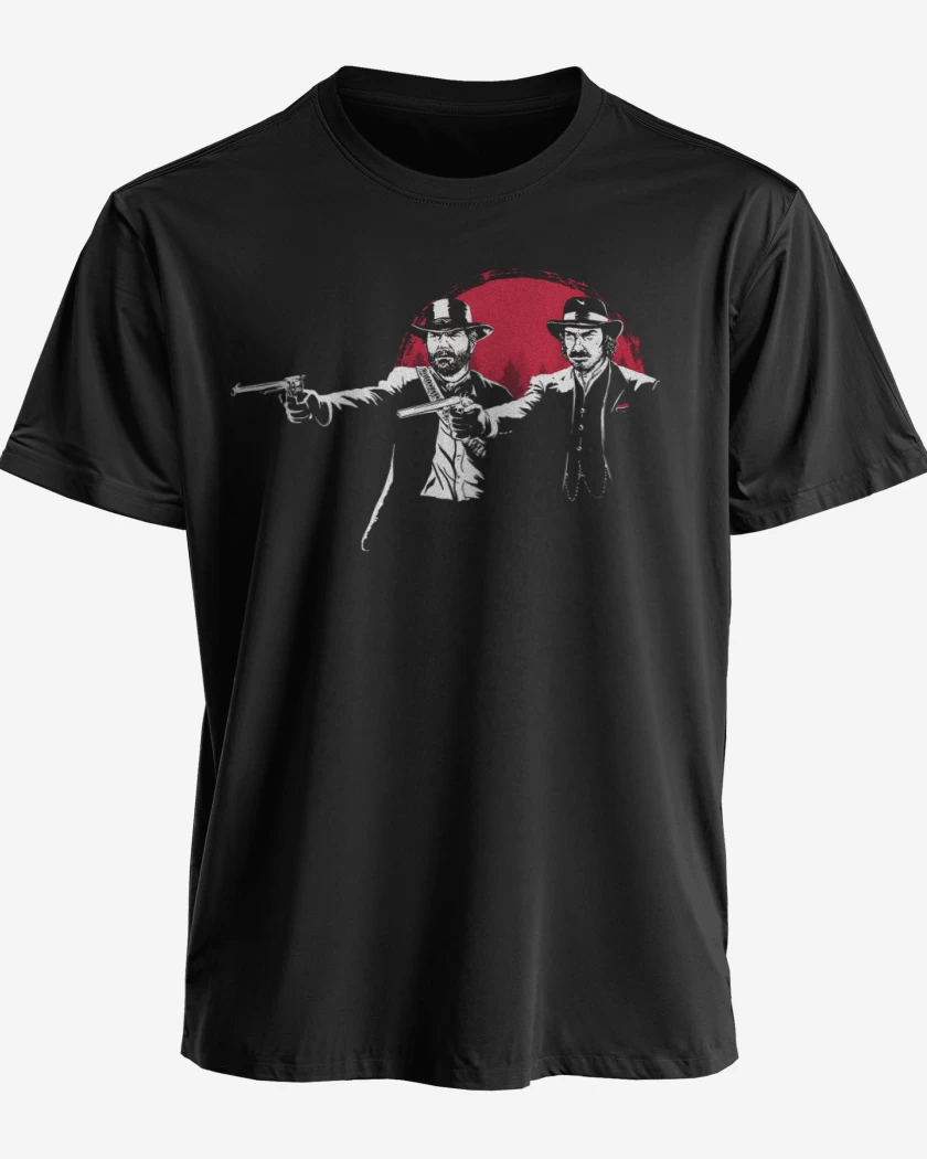 Polera premium Negro de Red Dead Fiction