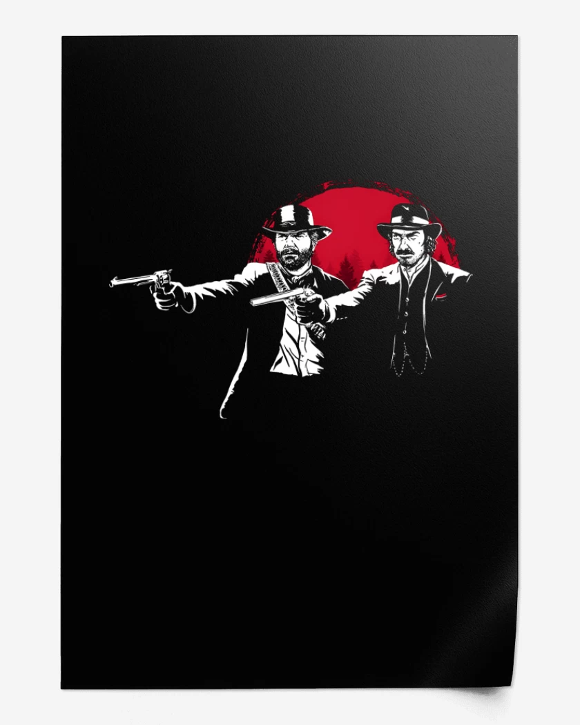 Print Red Dead Fiction
