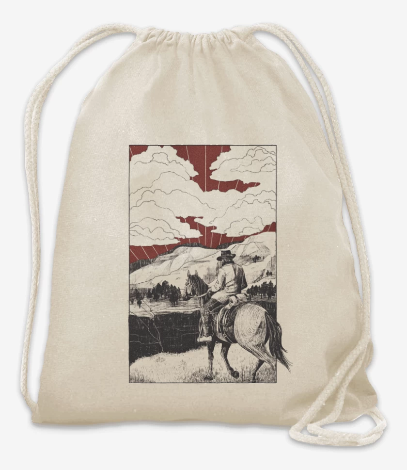 Mochila Blanco de Cabalgata de Morgan