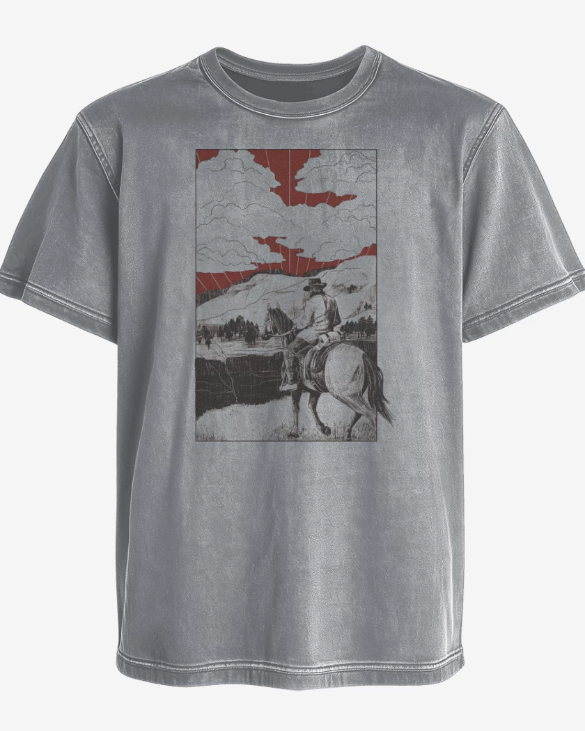 Polera desgastada Cabalgata de Morgan