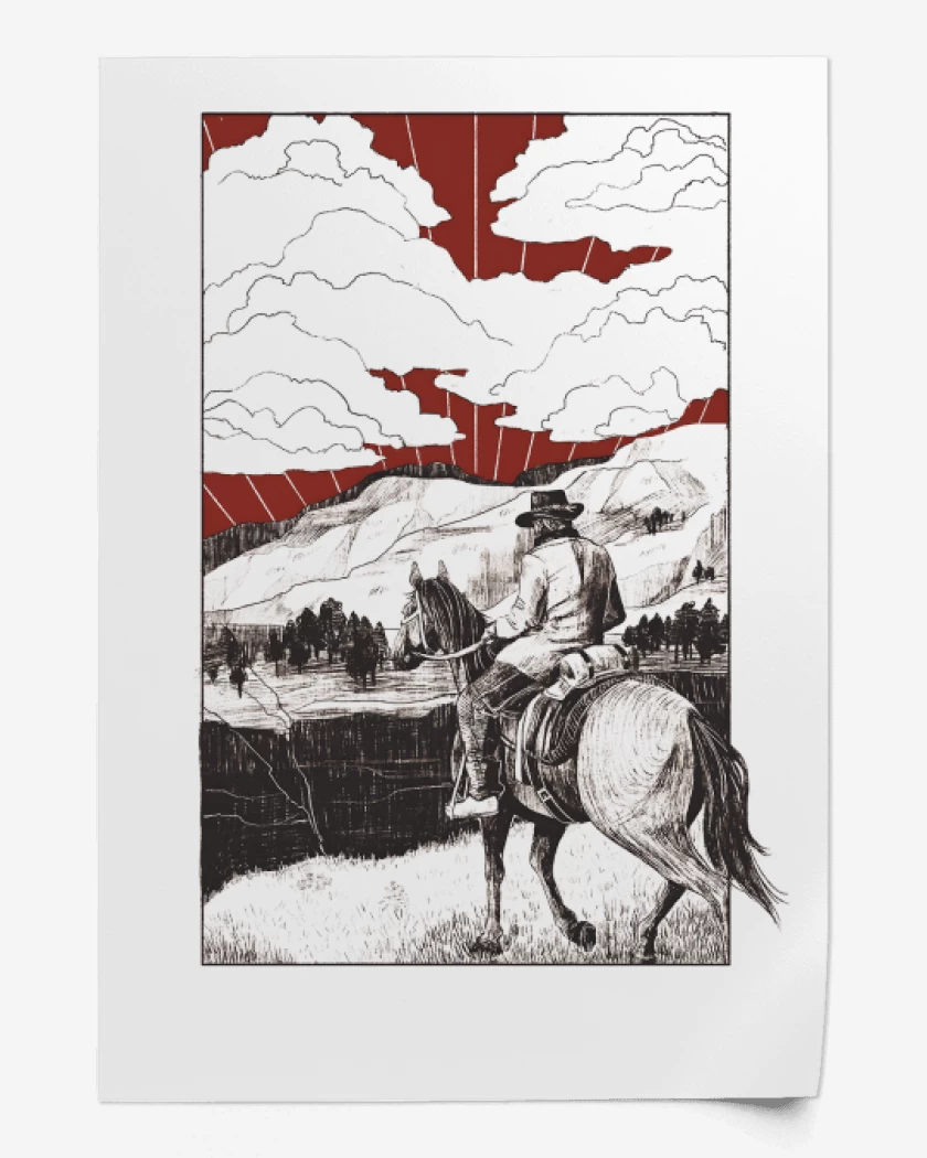 Print Cabalgata de Morgan