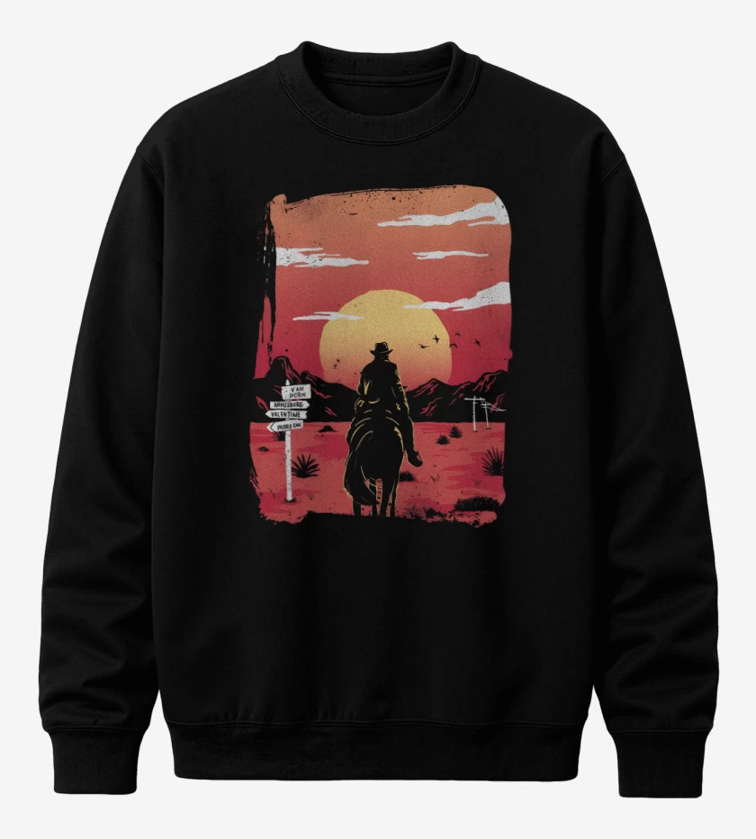 Poleron polo Negro de Way to Nowhere