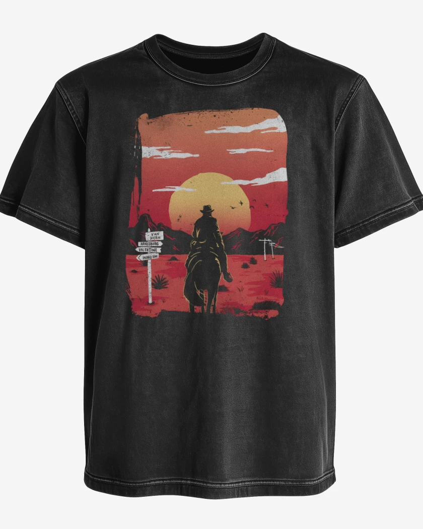 Polera desgastada Way to Nowhere