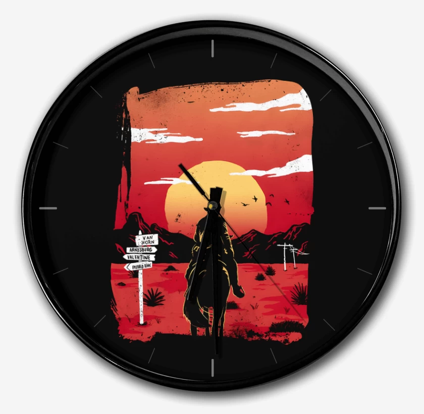 Reloj Negro de Way to Nowhere