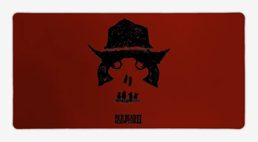 Mouse pad Gamer Rojo de RDR2
