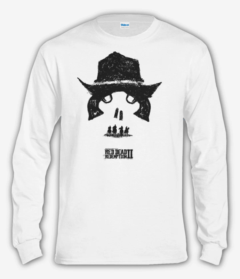 Polera manga larga Blanco de RDR2