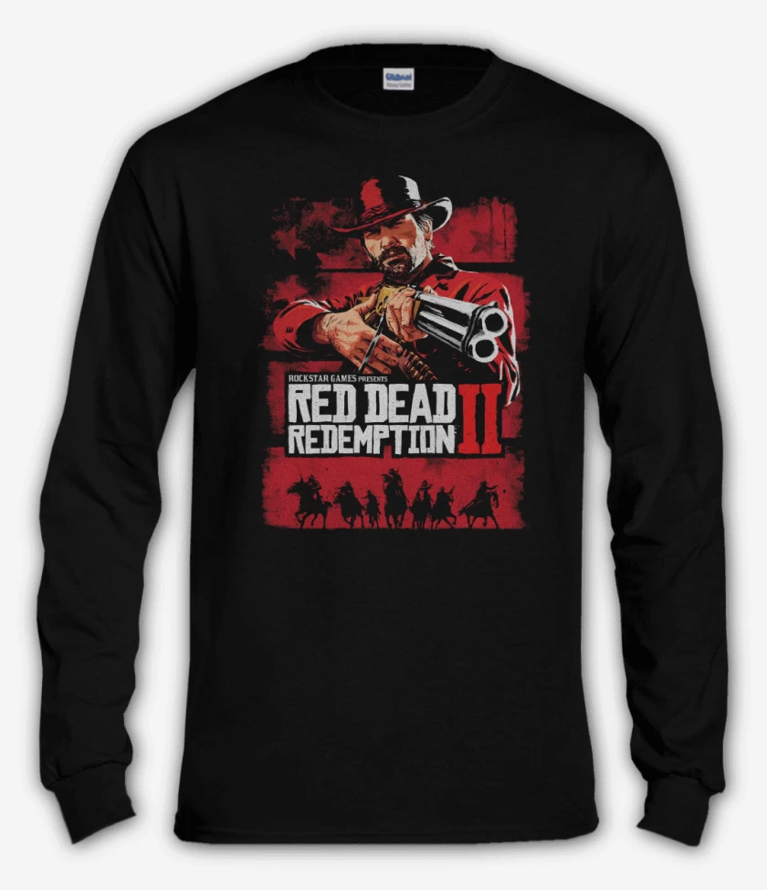 Polera manga larga Negro de Red Dead Redemption II