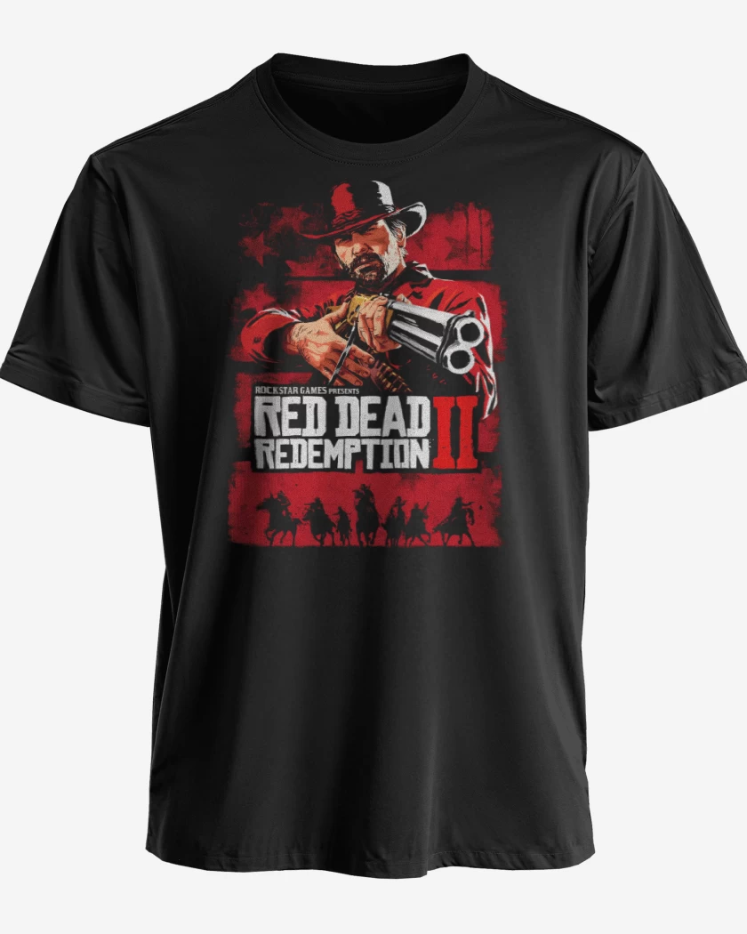Polera premium Negro de Red Dead Redemption II