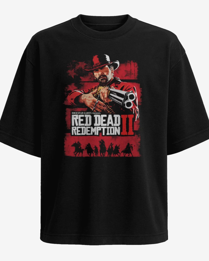 Polera Oversize Red Dead Redemption II