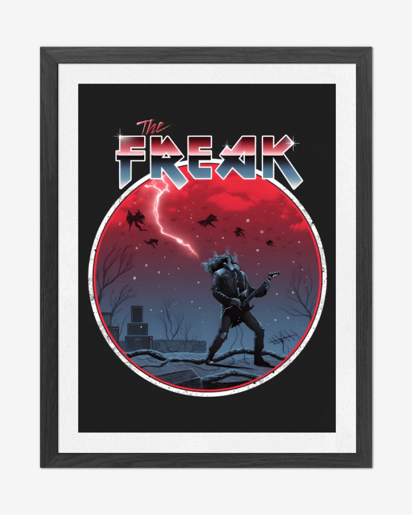 Cuadro decorativo Negro de The Freak Eddie Munson