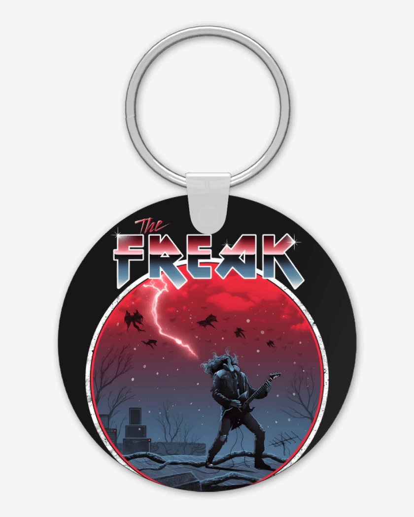 Llavero Negro de The Freak Eddie Munson