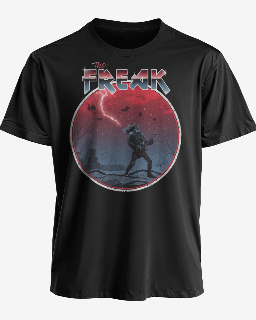 Polera premium Negro de The Freak Eddie Munson