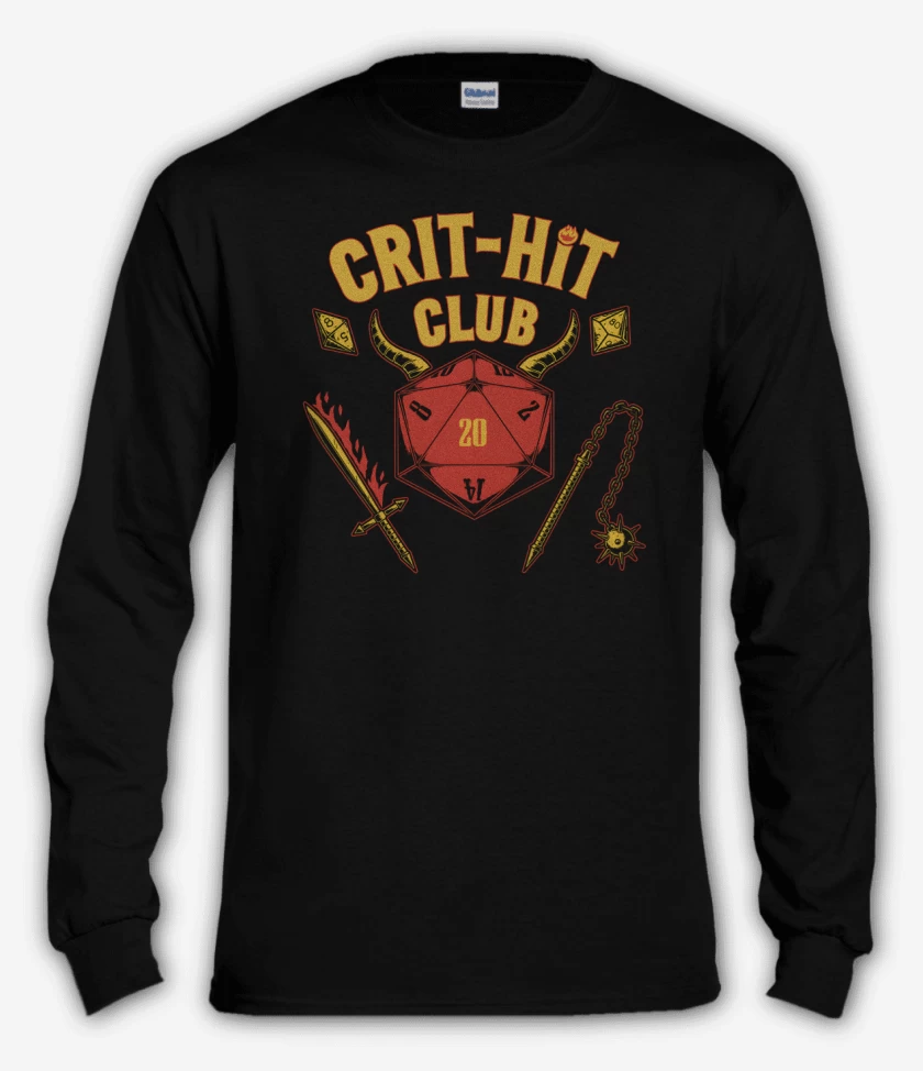 Polera manga larga Critical Hit Club