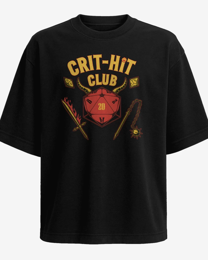 Polera Oversize Critical Hit Club