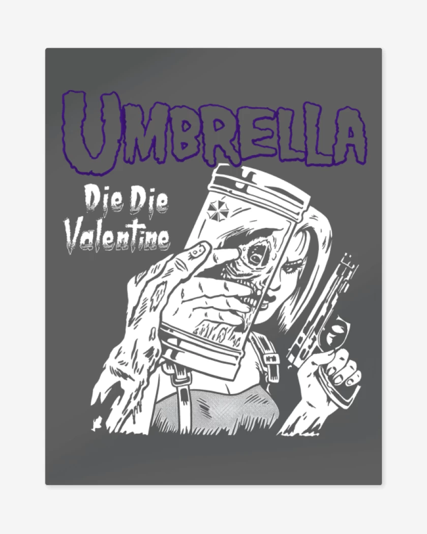 Print metalico Carbon de Die Die Valentine