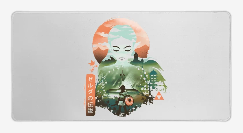 Mouse pad Gamer Blanco de Sabiduría