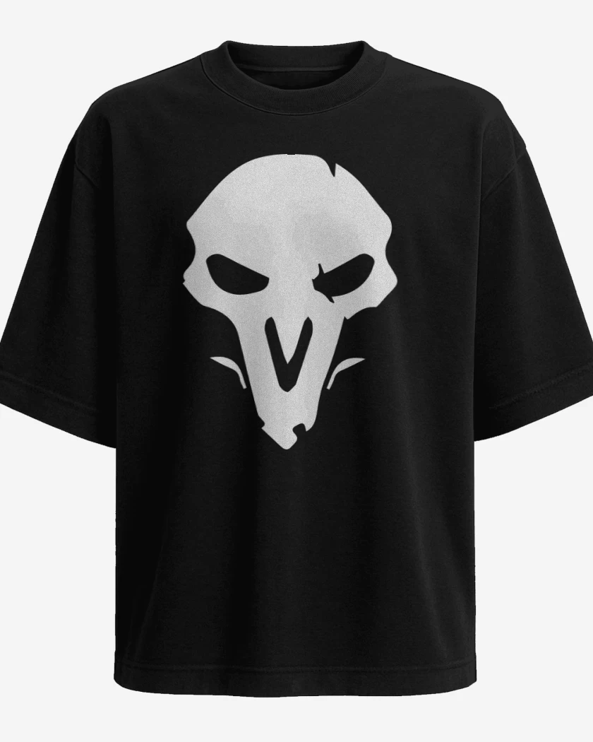 Polera Oversize Negro de Reaper