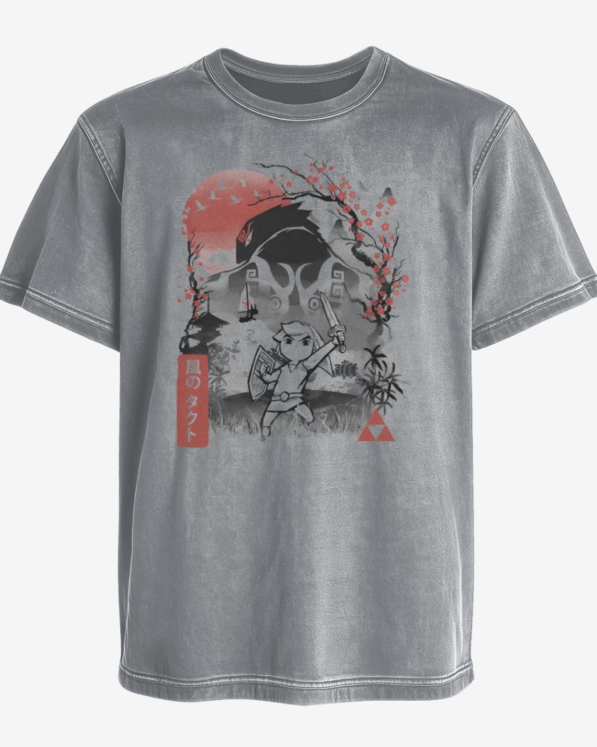 Polera desgastada Alzamiento de Link