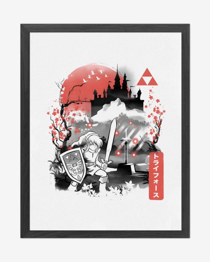 Cuadro decorativo Blanco de Link del Pasado