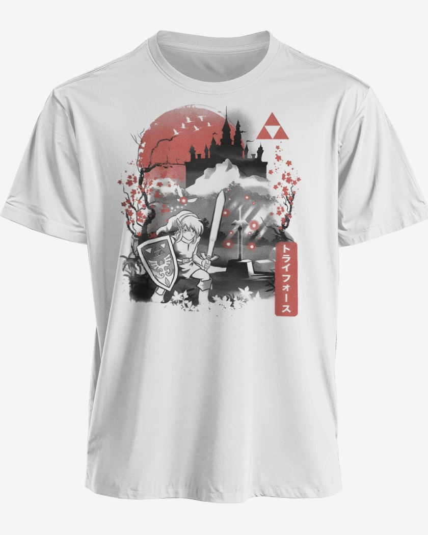 Polera premium Blanco de Link del Pasado