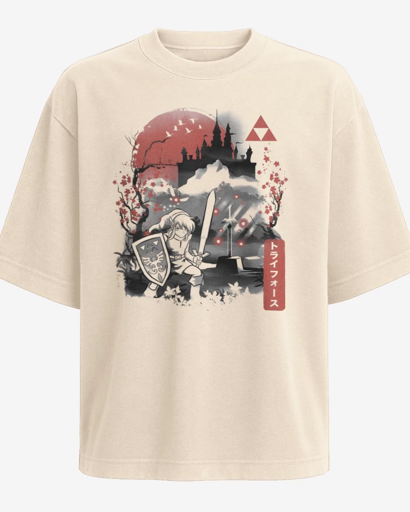 Polera Oversize Beige de Link del Pasado