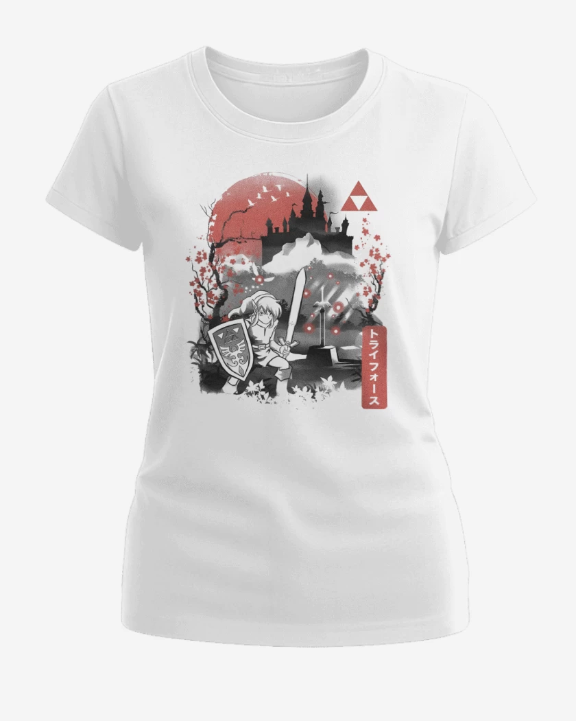 Polera de Mujer Blanco de Link del Pasado