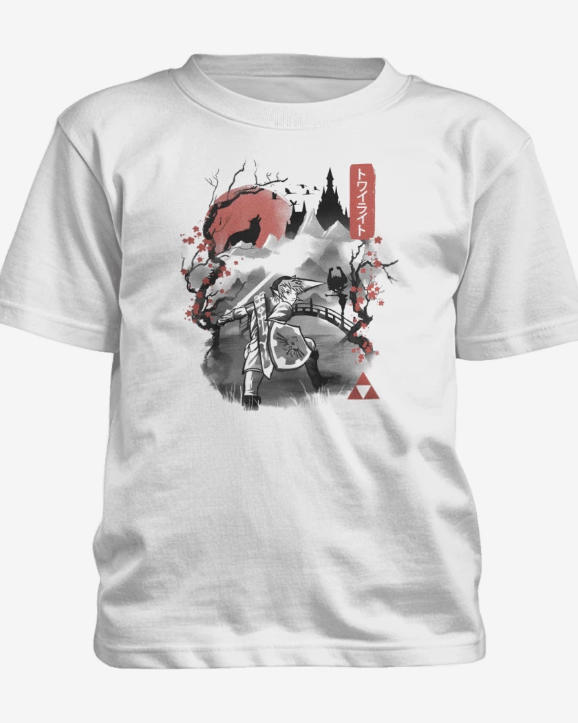 Polera de niño Blanco de Link Crepuscular