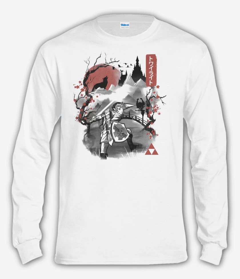 Polera manga larga Blanco de Link Crepuscular
