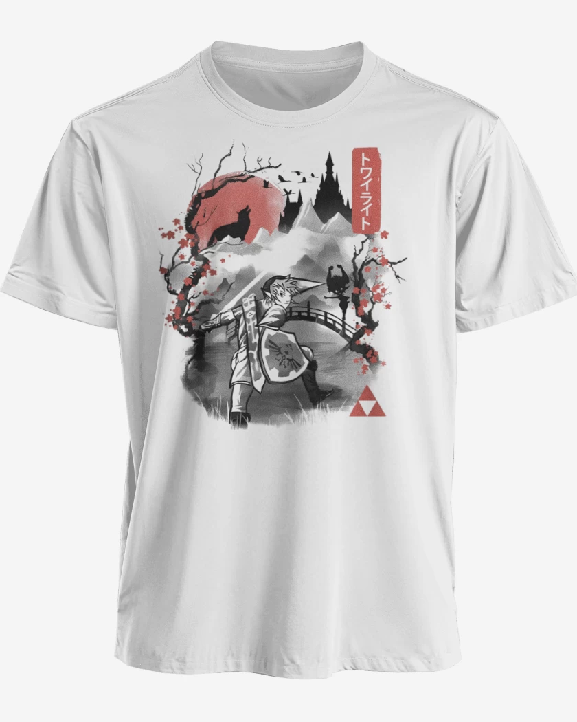 Polera premium Blanco de Link Crepuscular