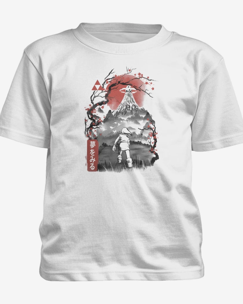 Polera de niño Blanco de El Despertar de Link