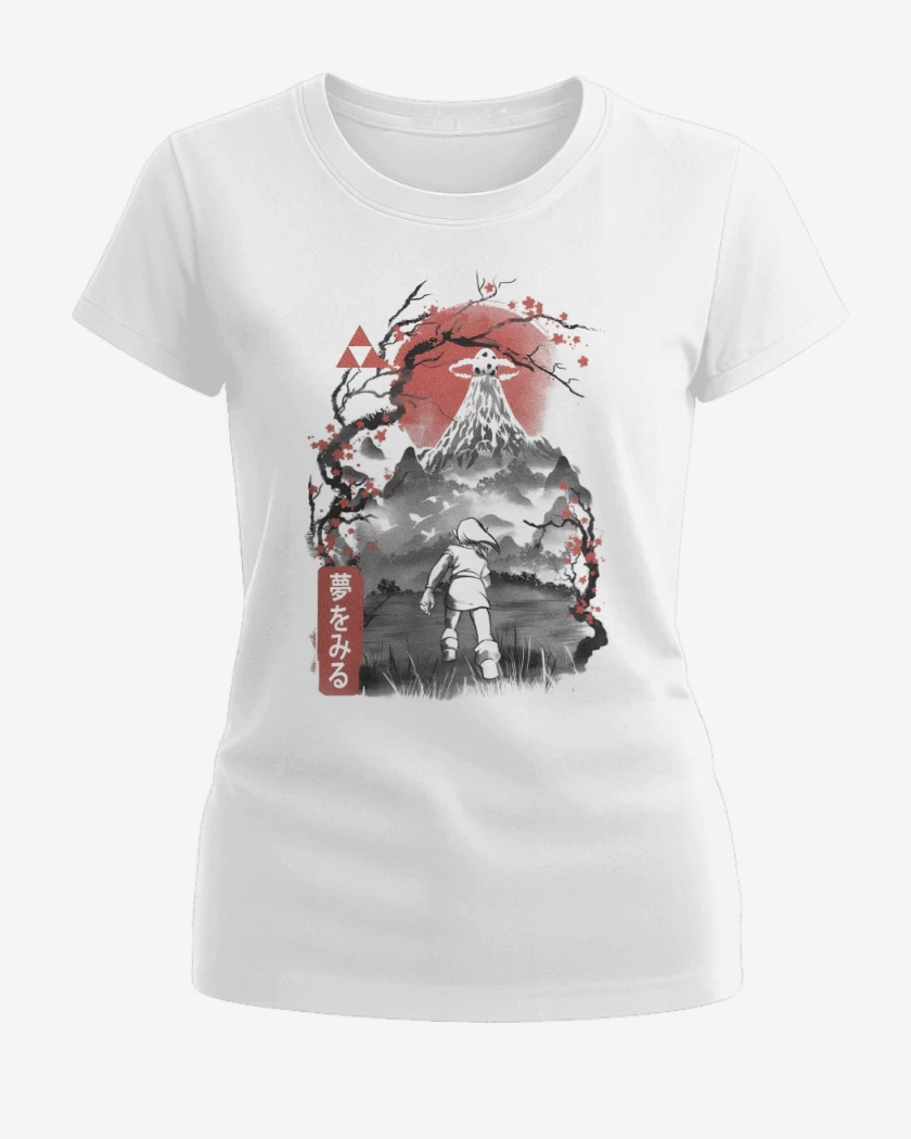 Polera de Mujer Blanco de El Despertar de Link