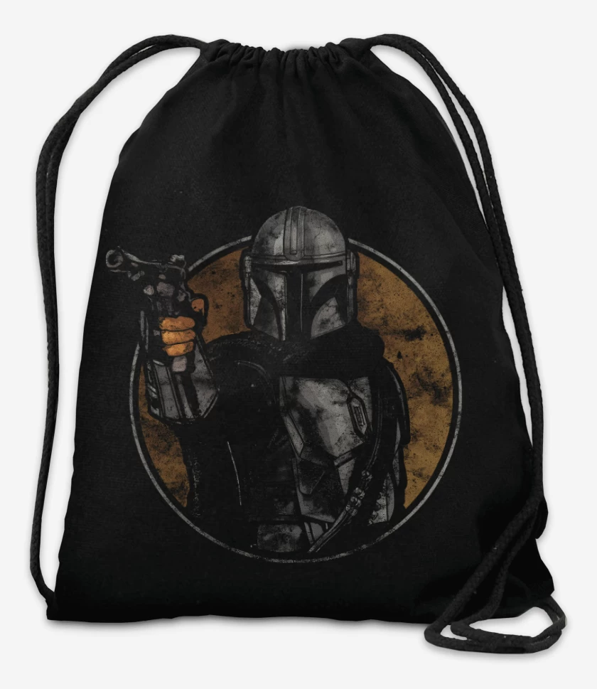 Mochila Negro de Retro Mando