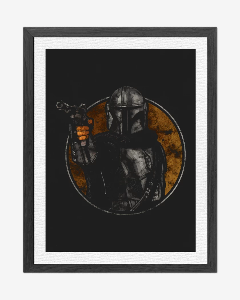 Cuadro decorativo Negro de Retro Mando