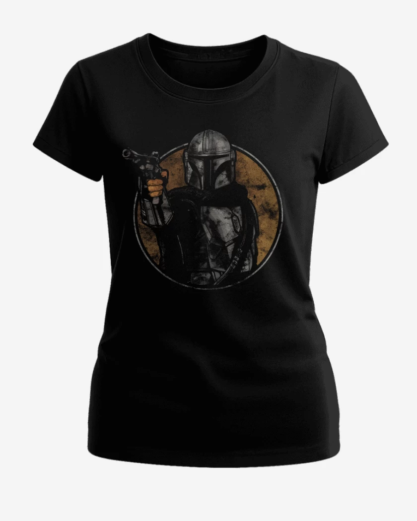 Polera de Mujer Negro de Retro Mando