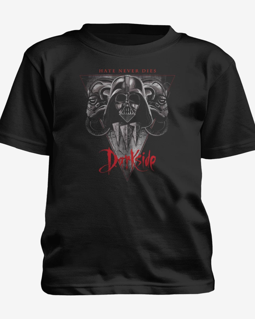 Polera de niño Negro de Darkside Hate Never Dies