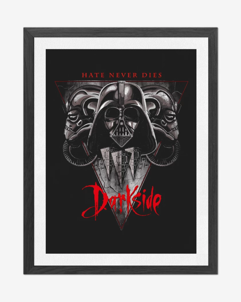 Cuadro decorativo Darkside Hate Never Dies