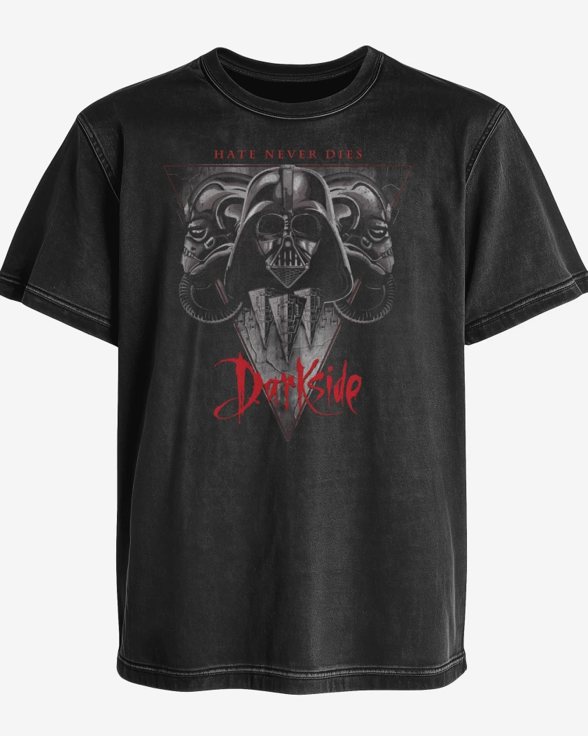 Polera desgastada Darkside Hate Never Dies