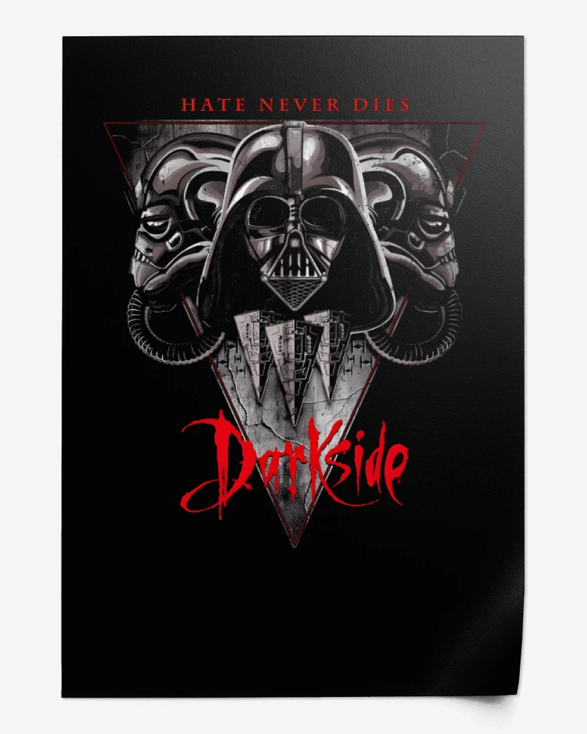 Print Darkside Hate Never Dies