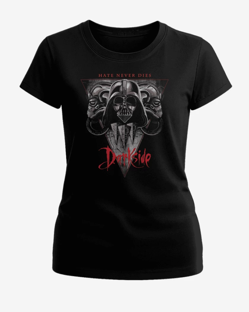 Polera de Mujer Negro de Darkside Hate Never Dies